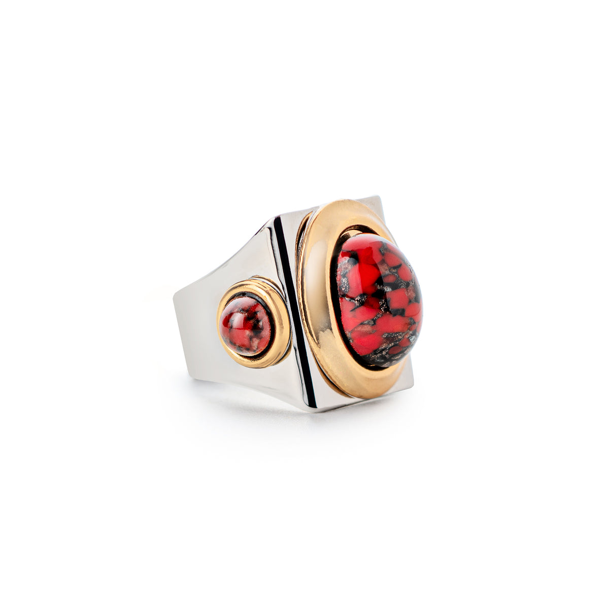 ANELLO BARBRA ROSSO